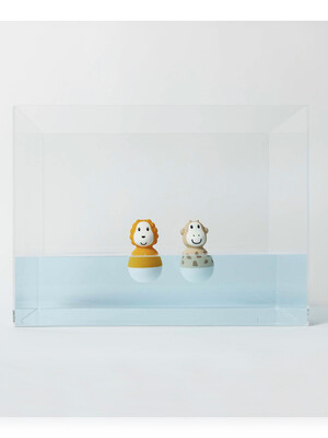 ألعاب استحمام اهتزازية من ماتشستيك مونكي - تصميم أسد وزرافة